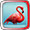 vermilion bird button